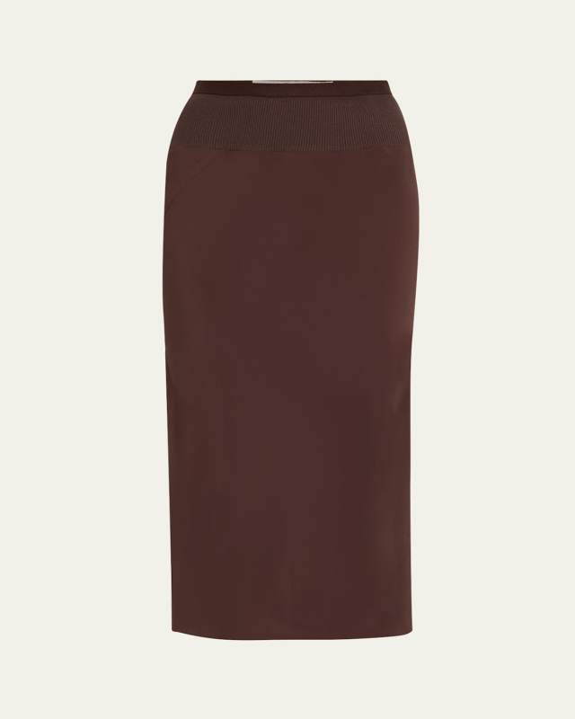 Knee Bias Skirt